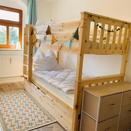 Am Schloss Wolkenstein, 86M2, 3Br, Babybett, Office Exterior photo