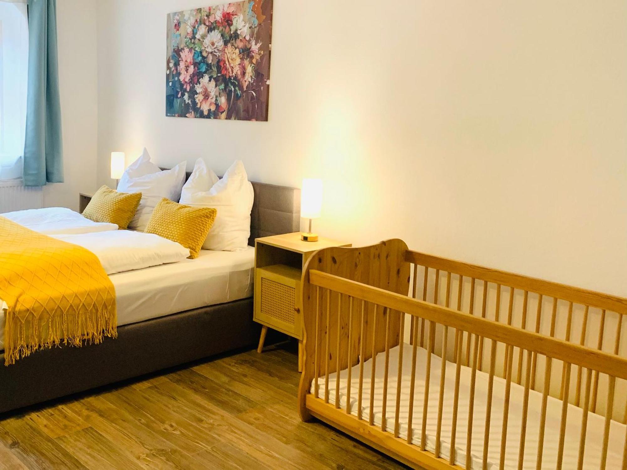 Am Schloss Wolkenstein, 86m2, 3br, Babybett, Office Wolkenstein